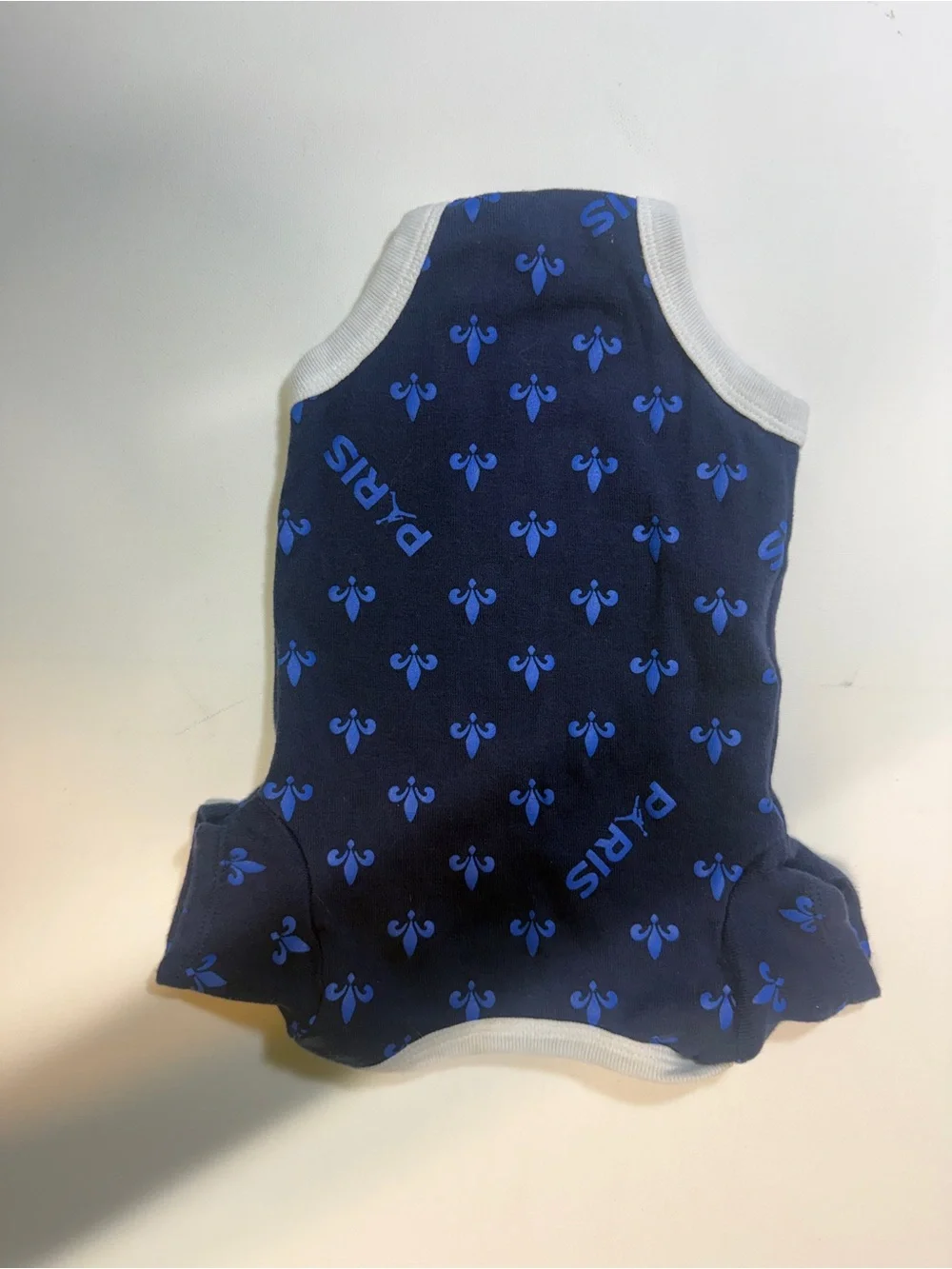 Jordan PSG Navy Blue Tank Top with Light Gray Trim and Blue‎ Onesie